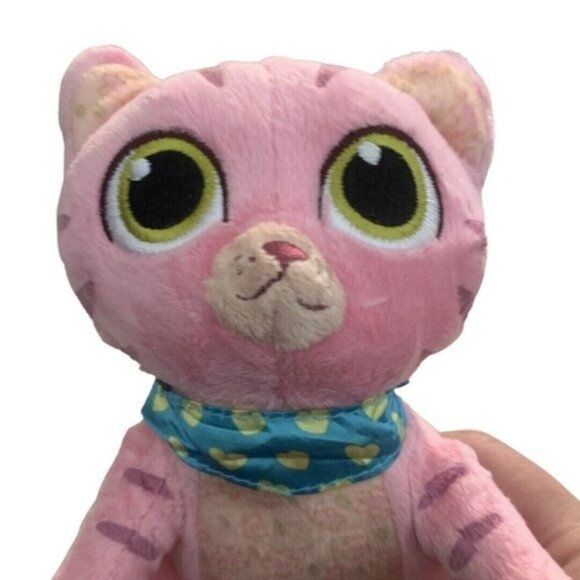 Disney Doc McStuffins Pet Vet Whispers Pink Kitty Cat Plush Stuffed Animal 6in - Picture 1 of 9